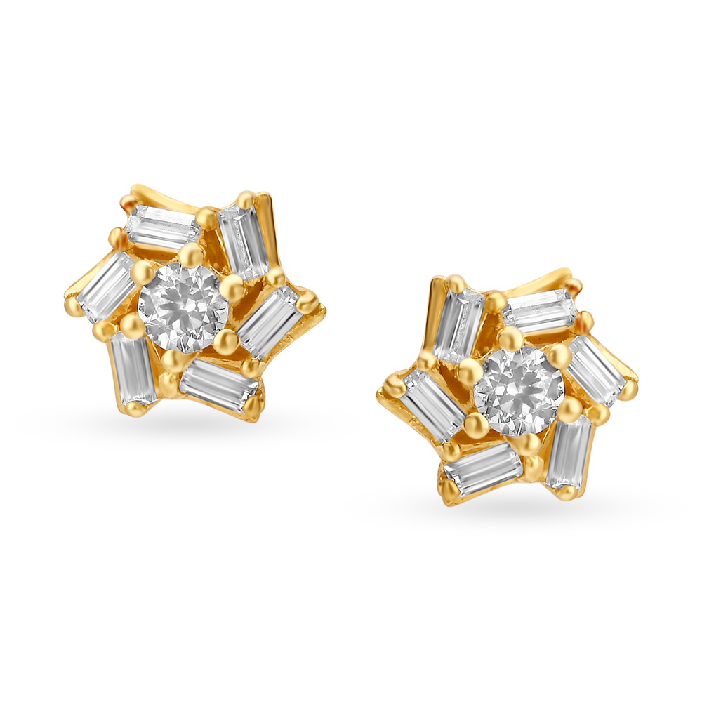 Stunning Gold Stud Earrings for Kids,,hi-res image number null