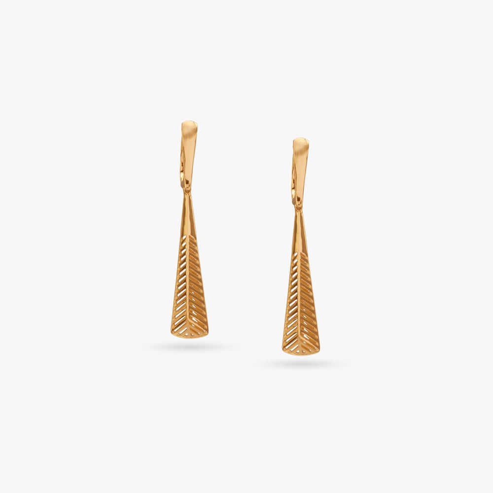 Timeless Taper Gold Hoop Earrings,,hi-res image number null