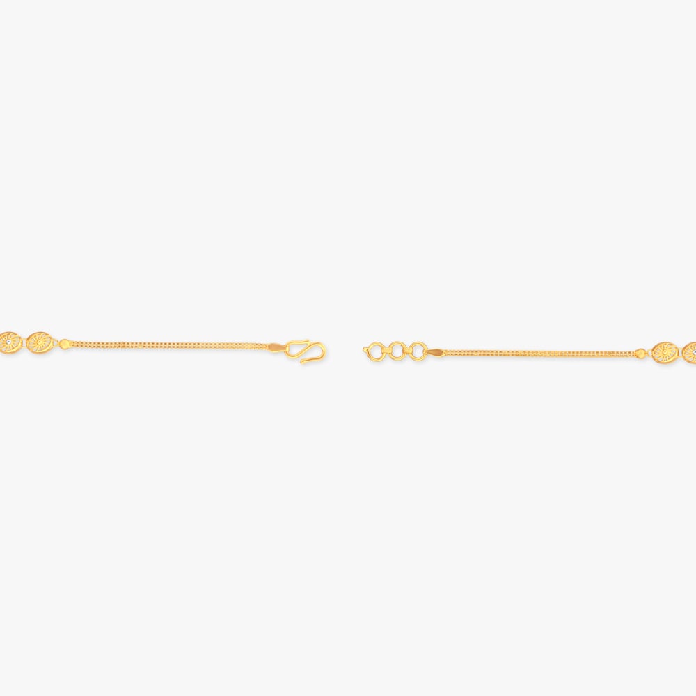 Radiant Swirl Gold Bracelet,,hi-res image number null