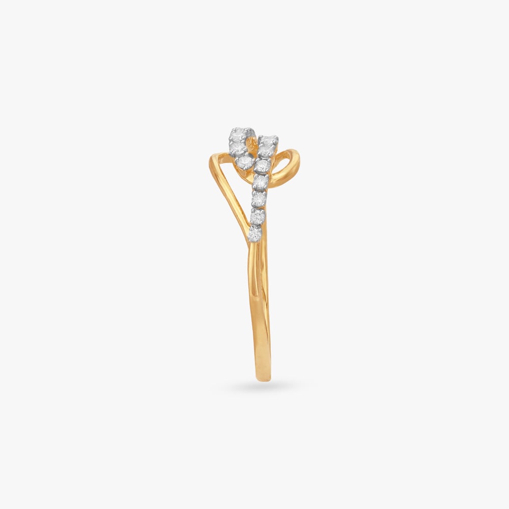 Sleek Whisper Diamond Finger Ring,,hi-res image number null
