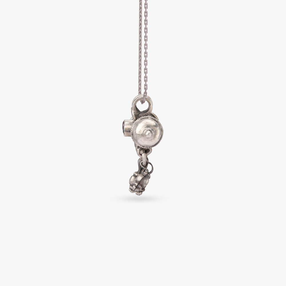 Ghunghroo Tales Silver Pendant,,hi-res image number null