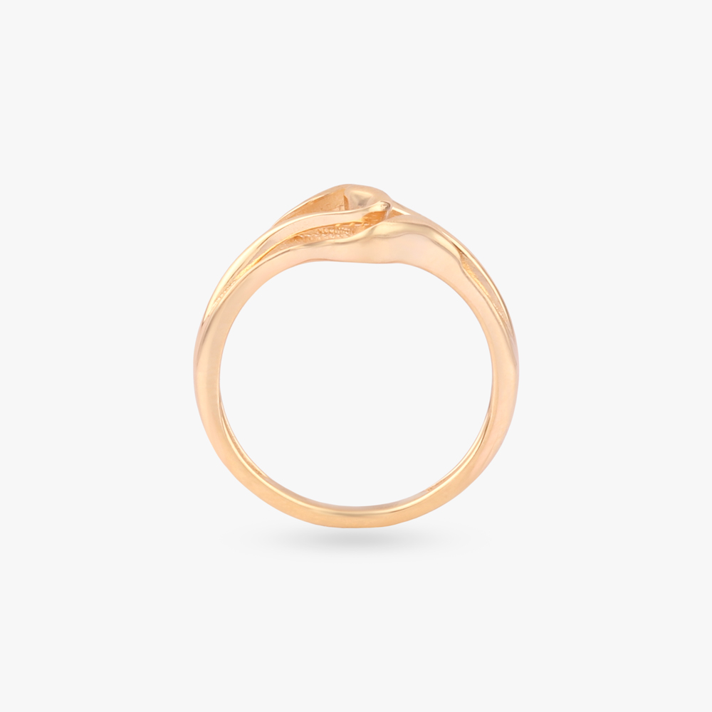Sunflare Sculpt Gold Ring,,hi-res image number null