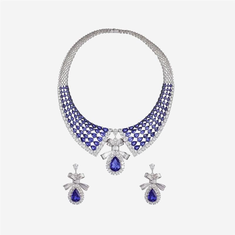 Indigo Legacy Diamond Necklace Set,,hi-res image number null