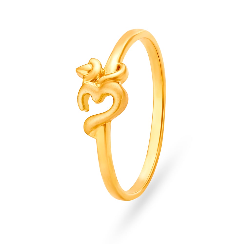 

Eternal Om Gold Finger Ring