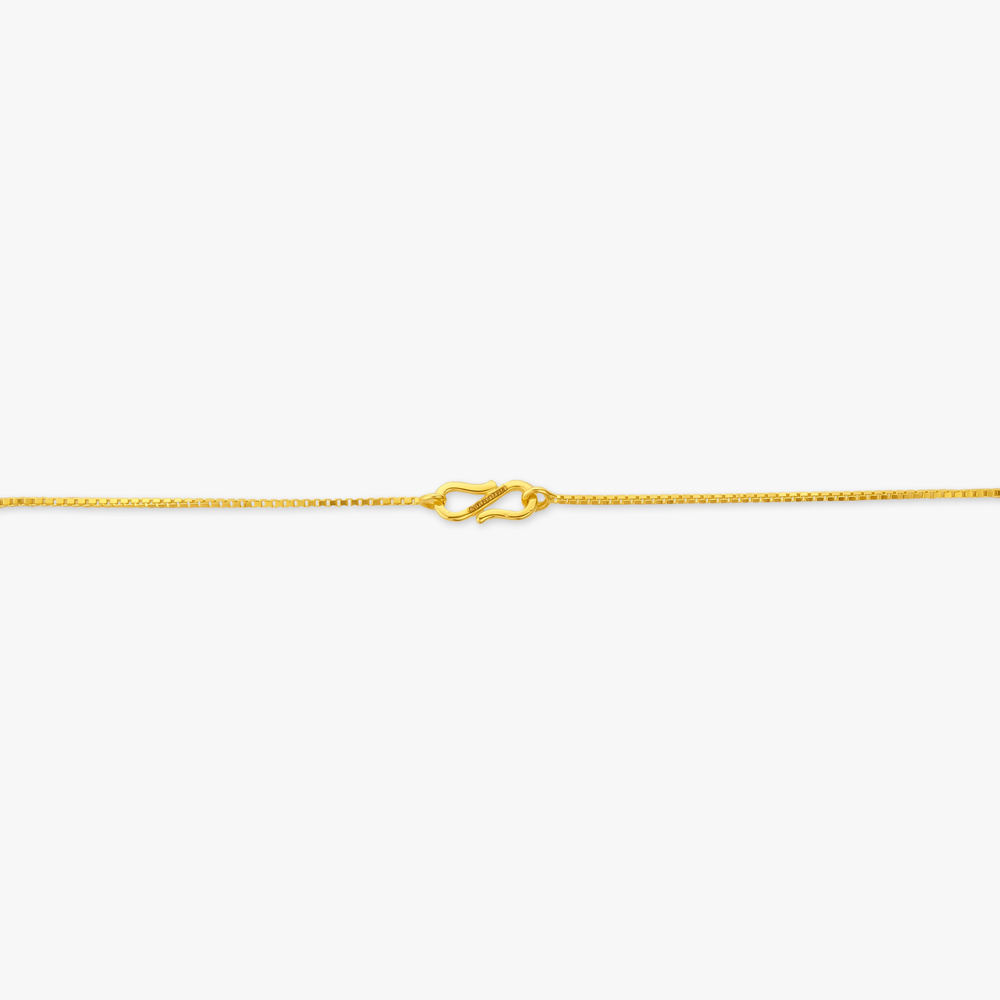 Linear Crescent Gold Mangalsutra,,hi-res image number null