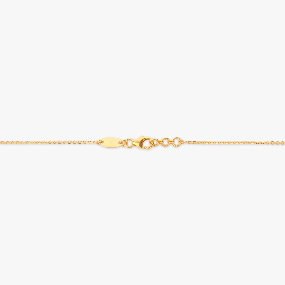 Drape Leaf Gold Necklace,,hi-res image number null