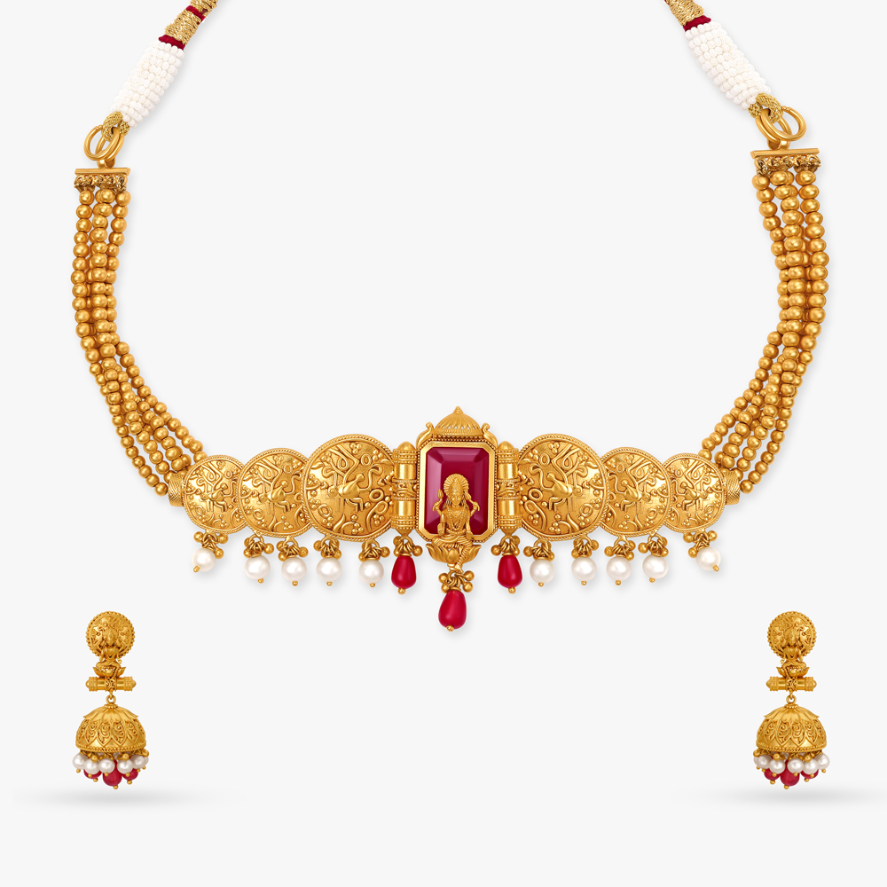 Kakati Devi Choker Set,,hi-res image number null