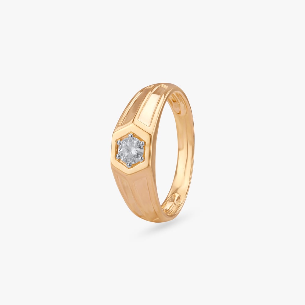 

Hexa Bold Diamond Ring for men