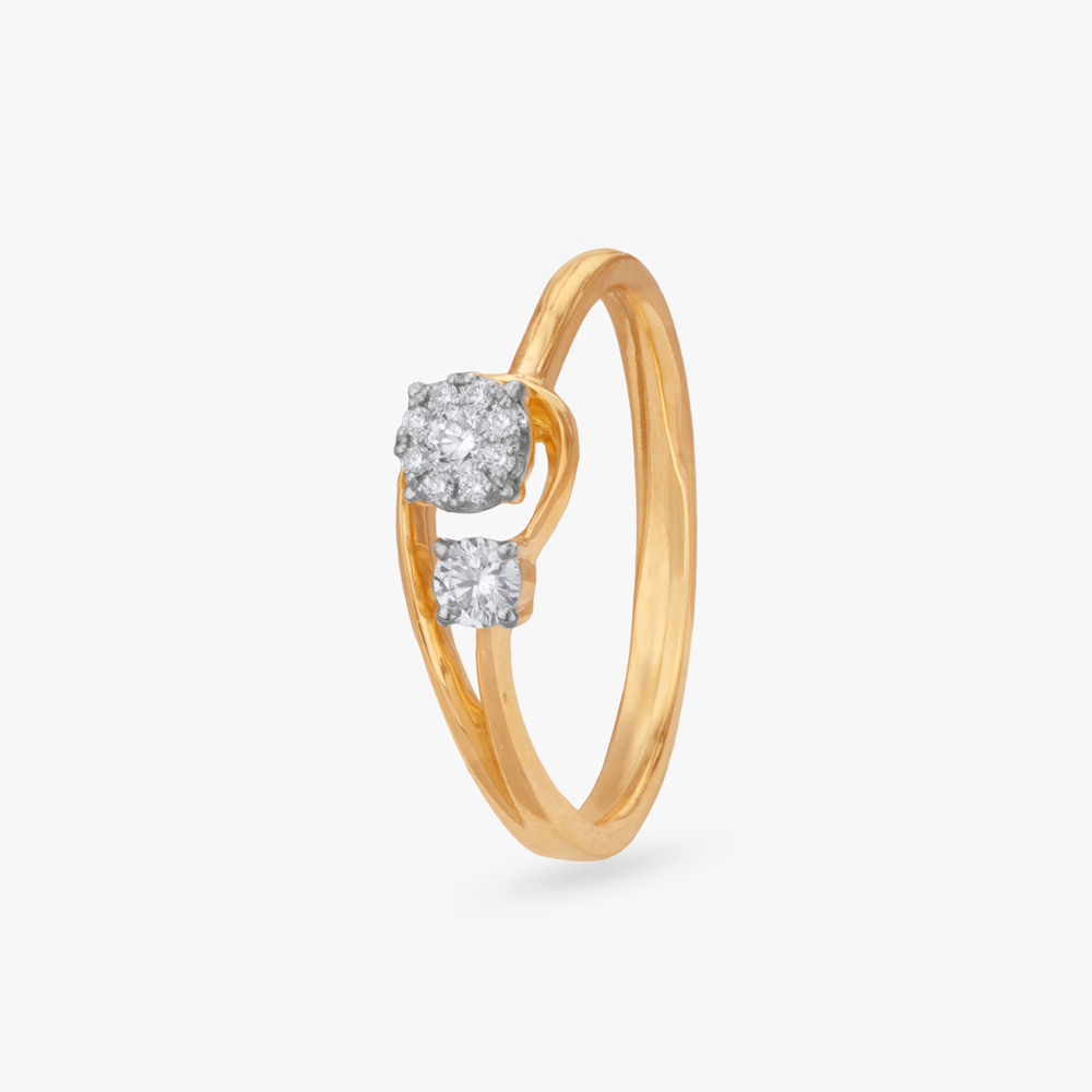 Chic Minimal Diamond Finger Ring,,hi-res image number null
