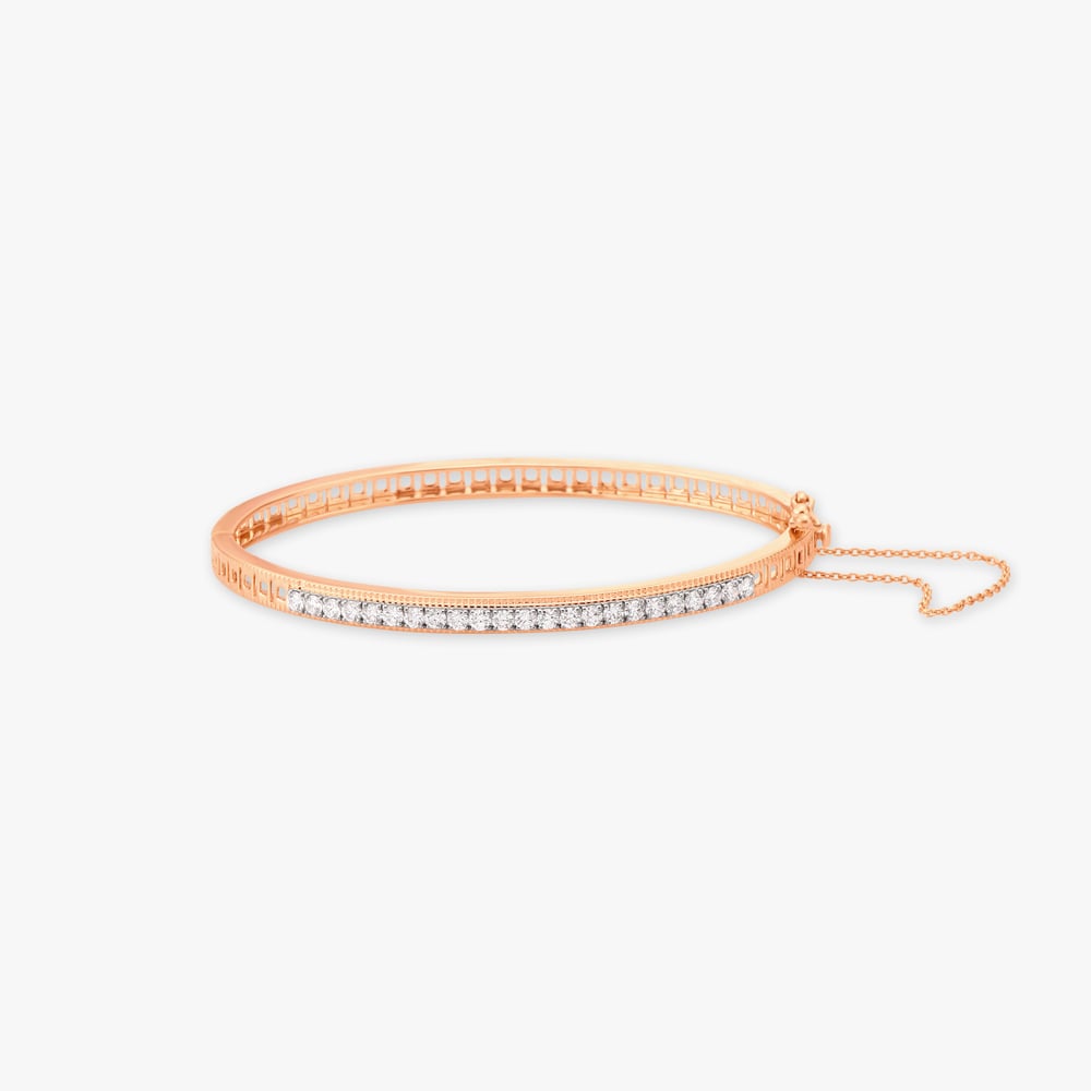 

Sleek Diamond Bangle