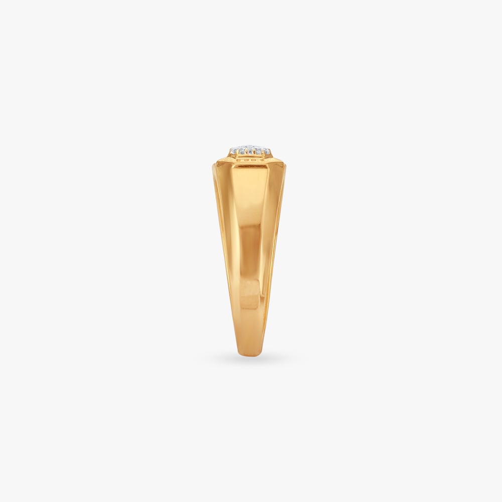 Bold Bolt Diamond Ring for Men,,hi-res image number null