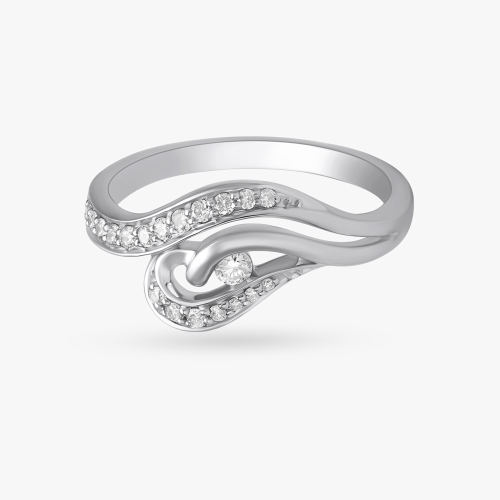 Striking Diamond Ring in Platinum,,hi-res image number null