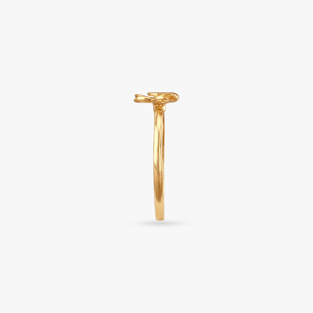 Mini Clover Gold Ring,,hi-res image number null
