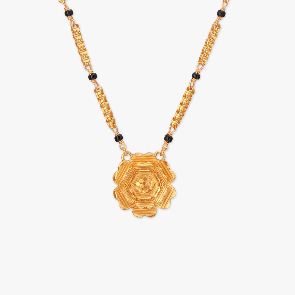 

Blooming Rose Gold Mangalsutra