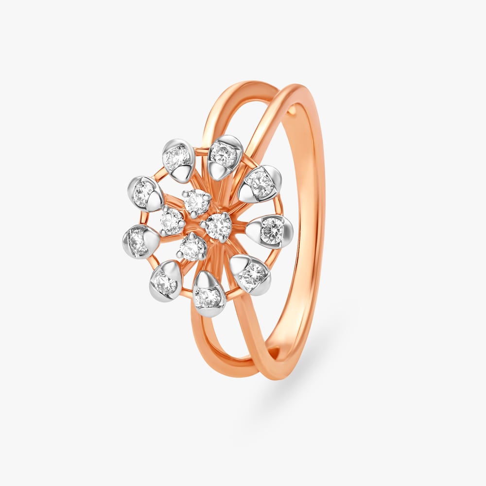 Luminous Flower Diamond Ring,,hi-res image number null