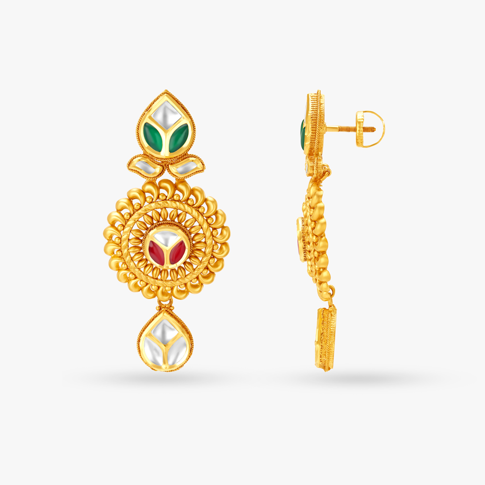 Flamboyant Drop Earrings,,hi-res image number null