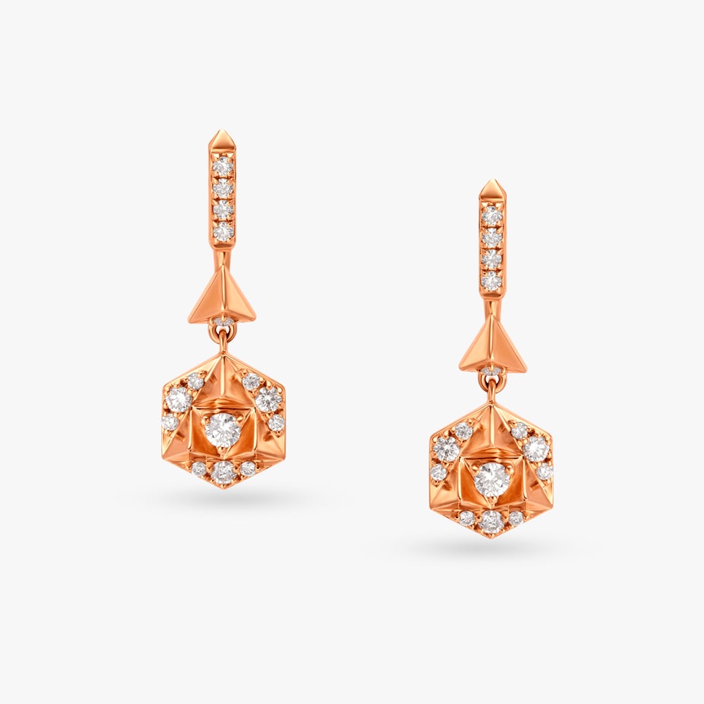 Unparalleled Sophistication Diamond Drop Earrings