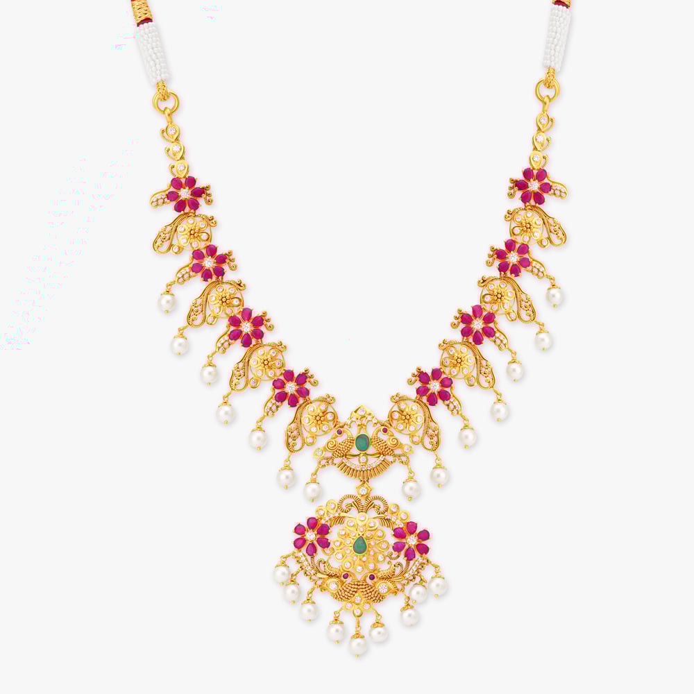 Enchanting Peacock Necklace,,hi-res image number null