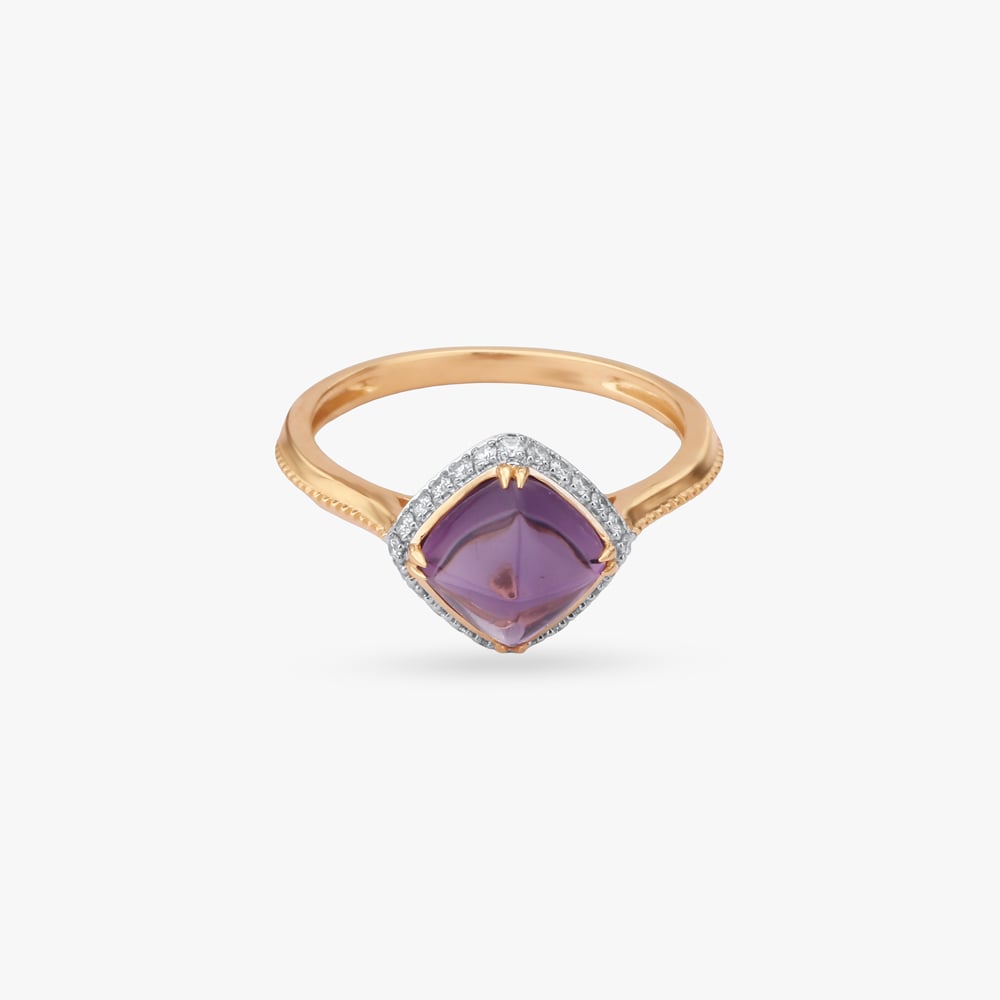 Violet Aura Diamond Ring,,hi-res image number null