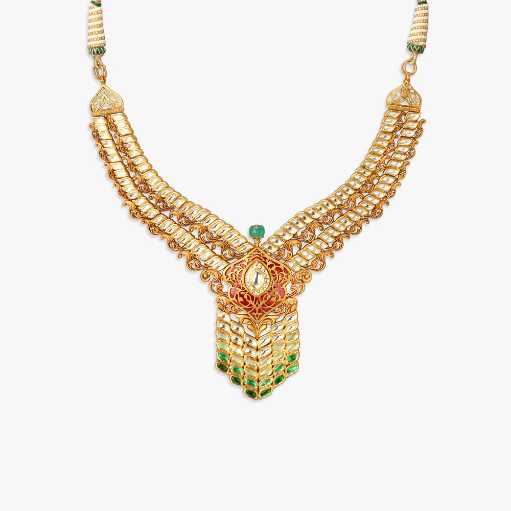Royal Grace Gold Necklace Set,,hi-res image number null