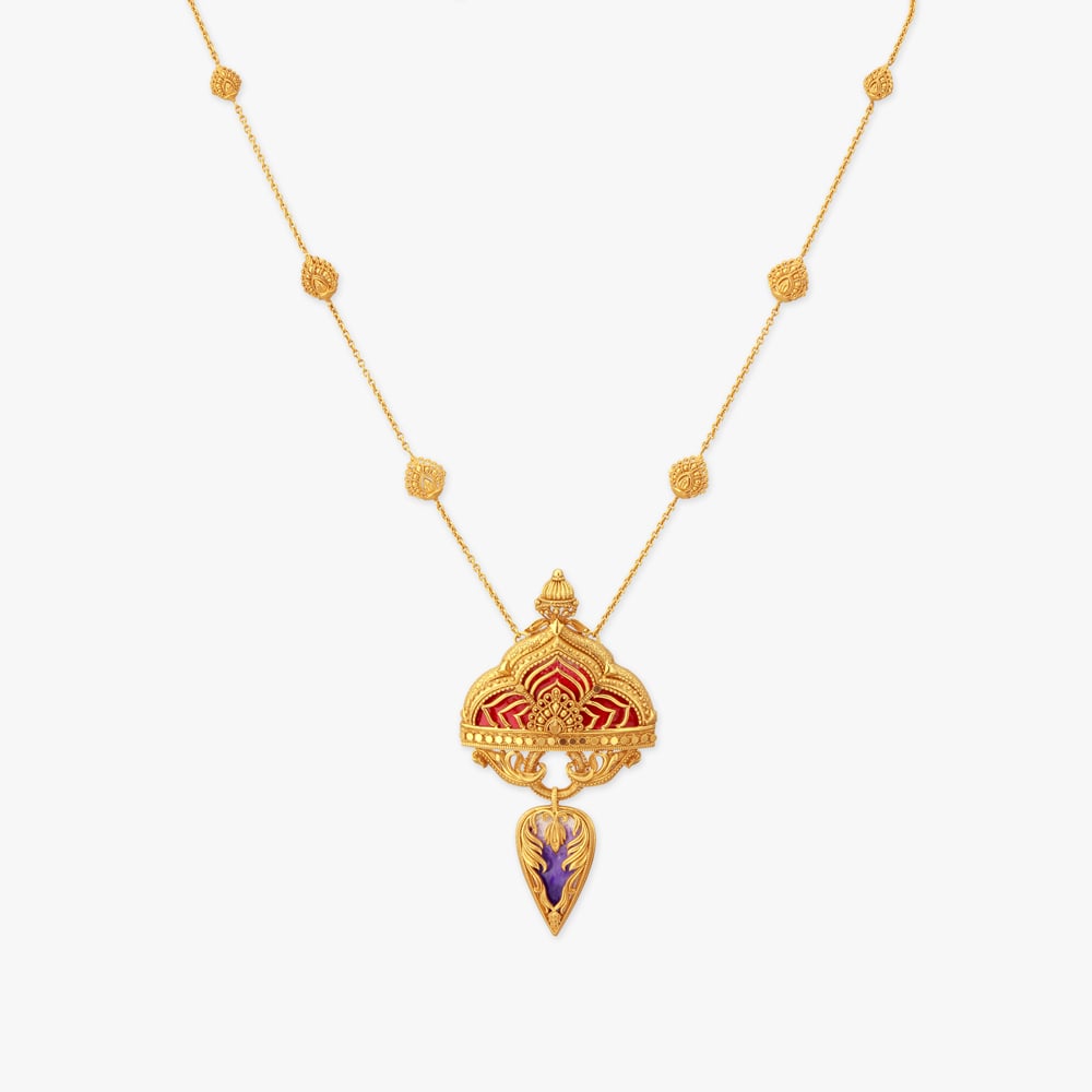 Cosmic Blossom Gold Necklace Set,,hi-res image number null