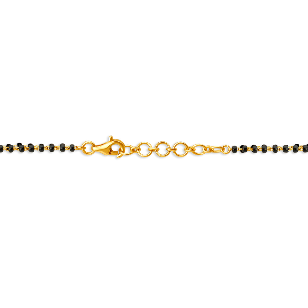 Marvellous Shimmering Diamond Mangalsutra in Yellow and White Gold,,hi-res image number null