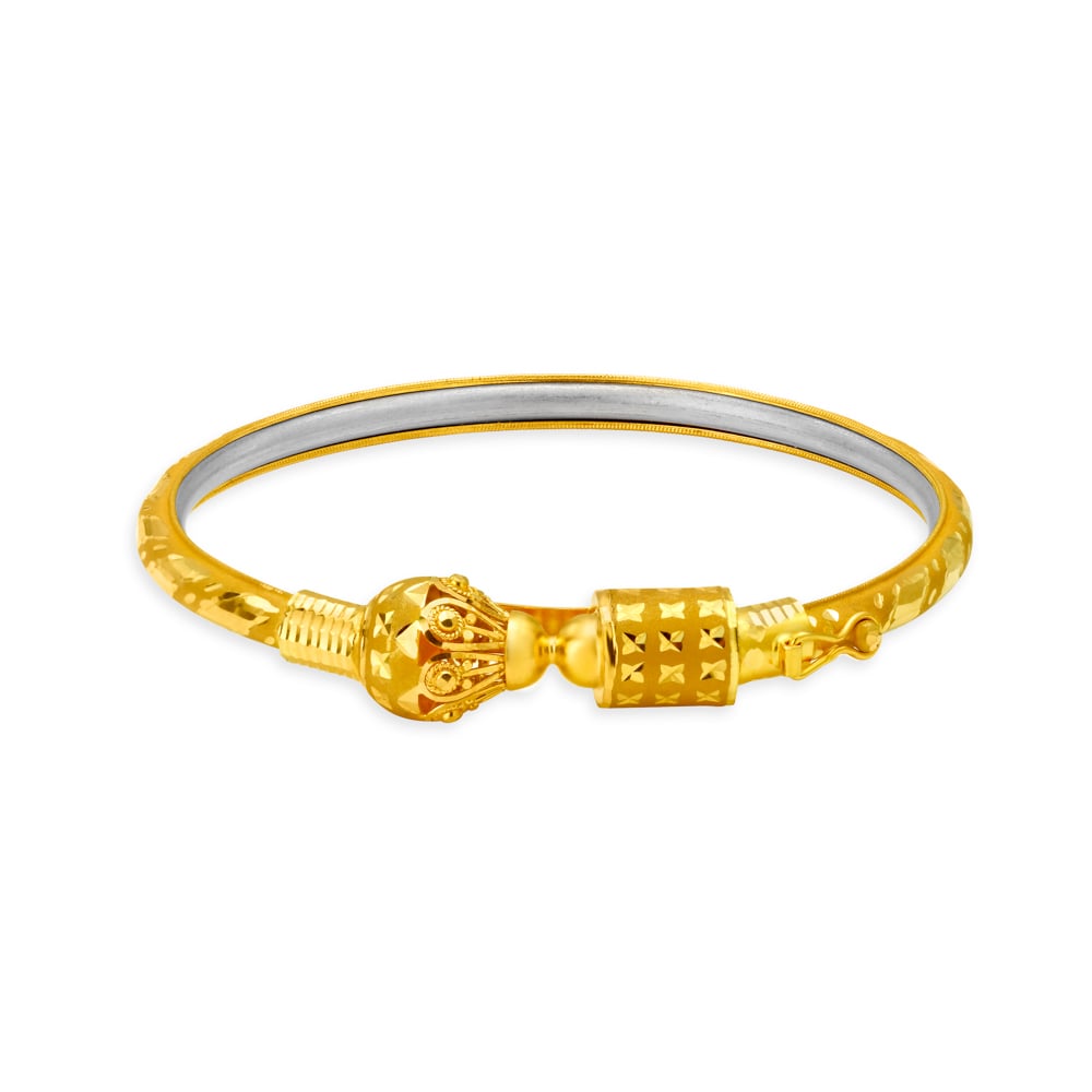 Traditional Intricate Gold Loha Bangle,,hi-res image number null