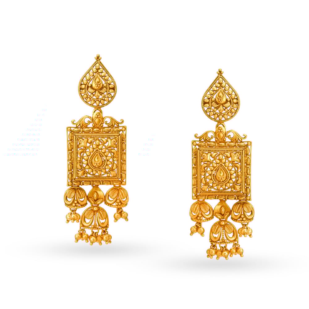 Stunning Gold Necklace Set Perfect for Any Bride,,hi-res image number null