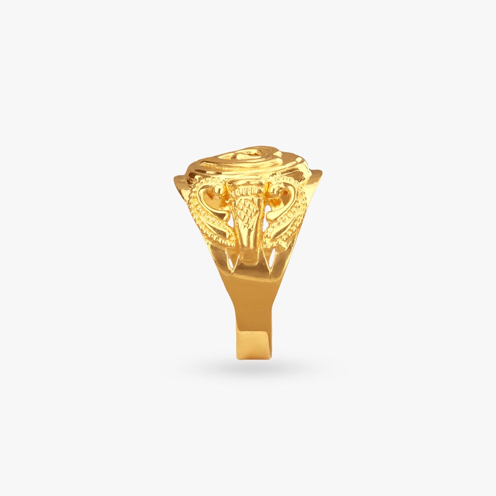 Regal Guard Gold Ring for Men,,hi-res image number null