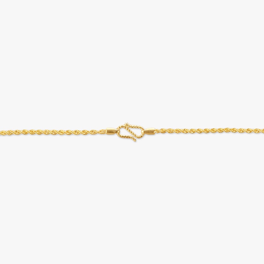 Sleek Rope Gold Chain,,hi-res image number null