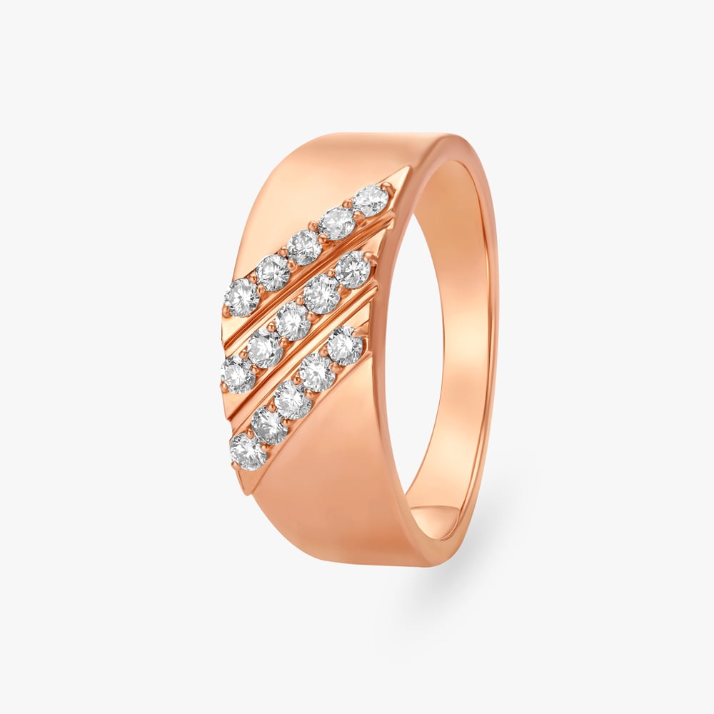 Minimalistic Diamond Ring for Men