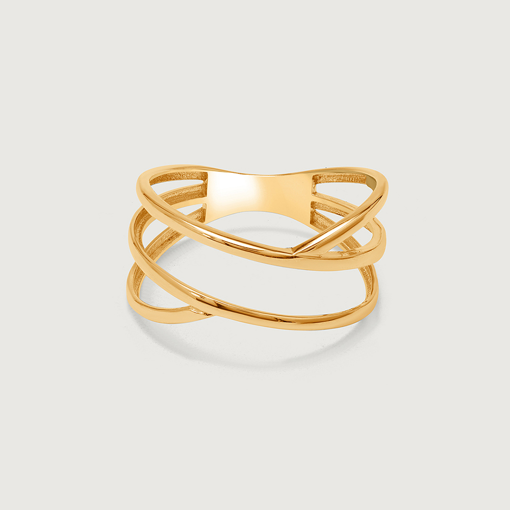 Crossover Grace 18KT Ring,,hi-res image number null