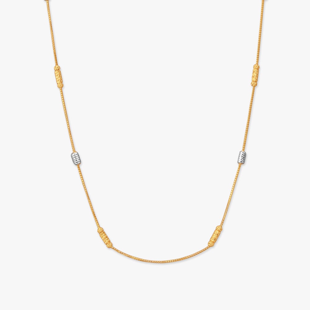 Glow Barrel Gold Chain,,hi-res image number null