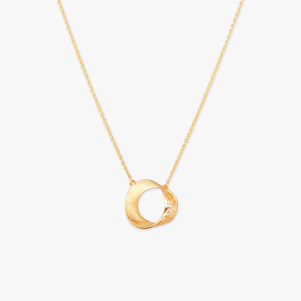 

Open Orb Gold Necklace