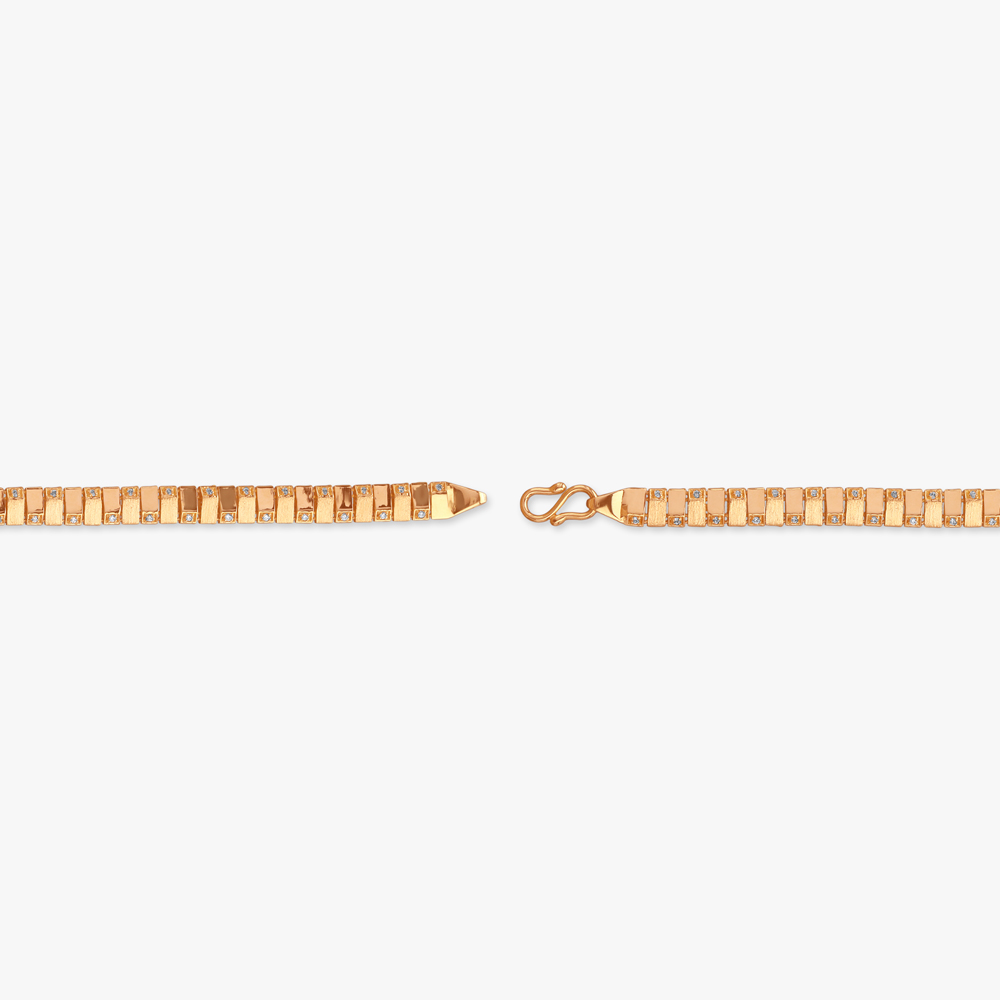 Checkmate Gleam Gold Bracelet for Men,,hi-res image number null