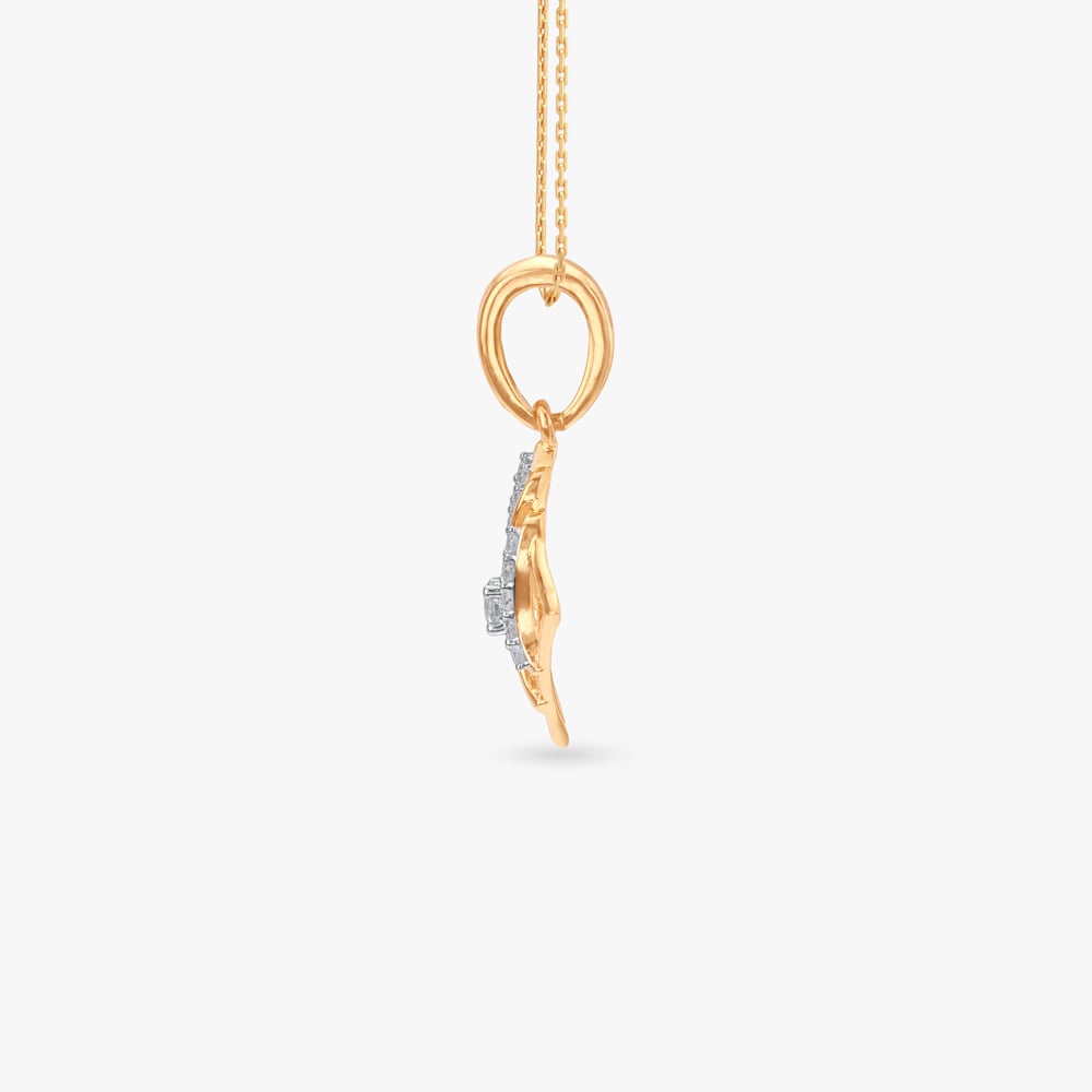 Breezy Twist Diamond Pendant,,hi-res image number null