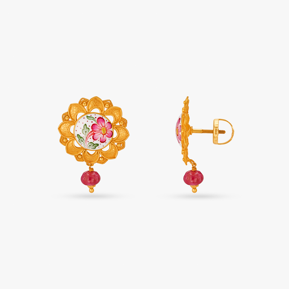 Bold Flower Necklace Set,,hi-res image number null