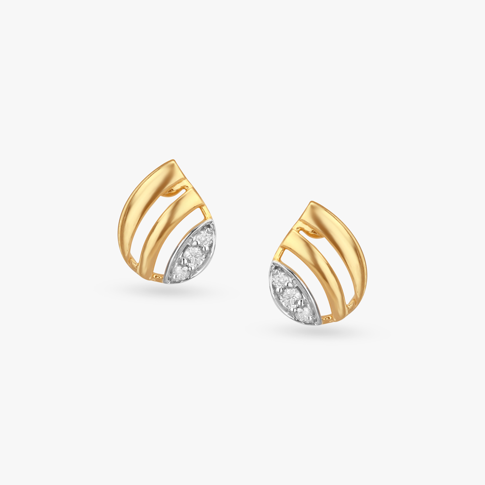 Mini Twinkles Diamond Stud Earrings For Kids,,hi-res image number null