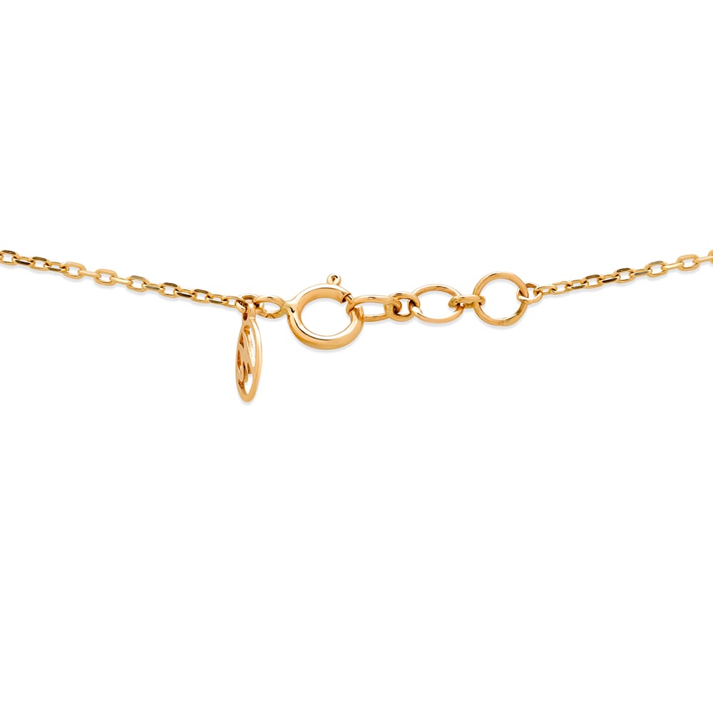 14KT Yellow Gold Delicate Radians Diamond Necklace,,hi-res image number null