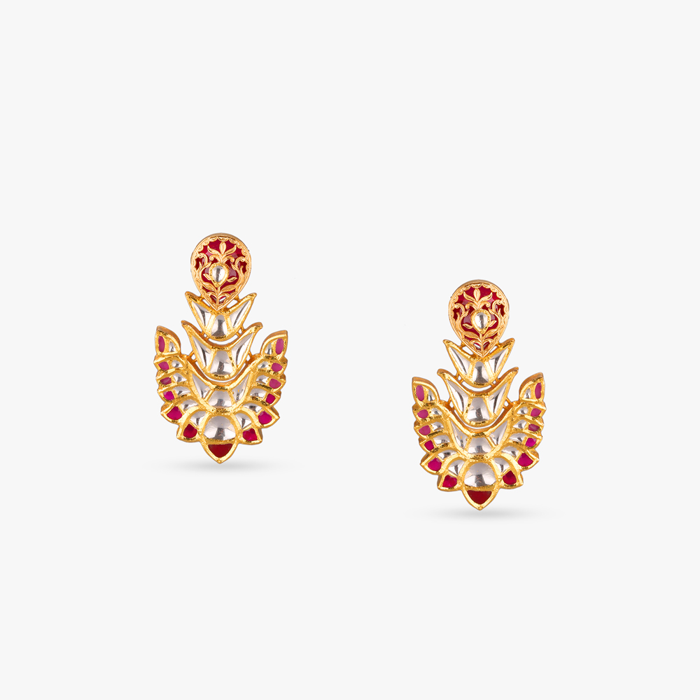 Ornate Majestic Gold Necklace Set,,hi-res image number null