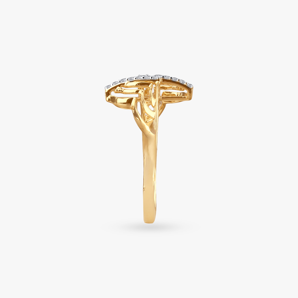Wave Crest Diamond Ring,,hi-res image number null