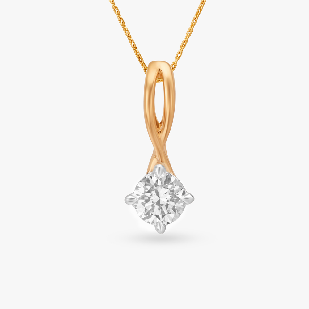 Ethereal Loop Solitaire Pendant,,hi-res image number null