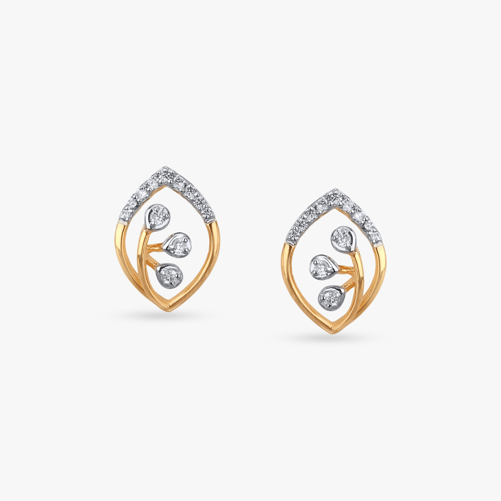 

Marquise Frame Diamond Stud Earrings