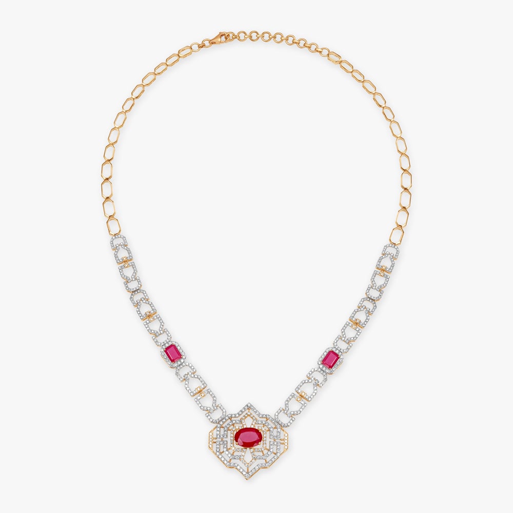 Classic Charms Natural diamond Necklace Set,,hi-res image number null