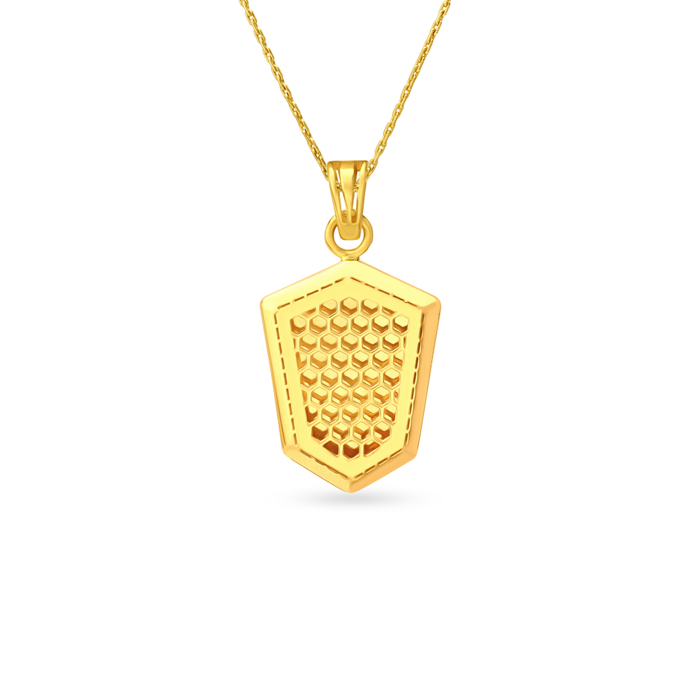 SR Initial Engraved Men's Laser Cut Pendant,,hi-res image number null