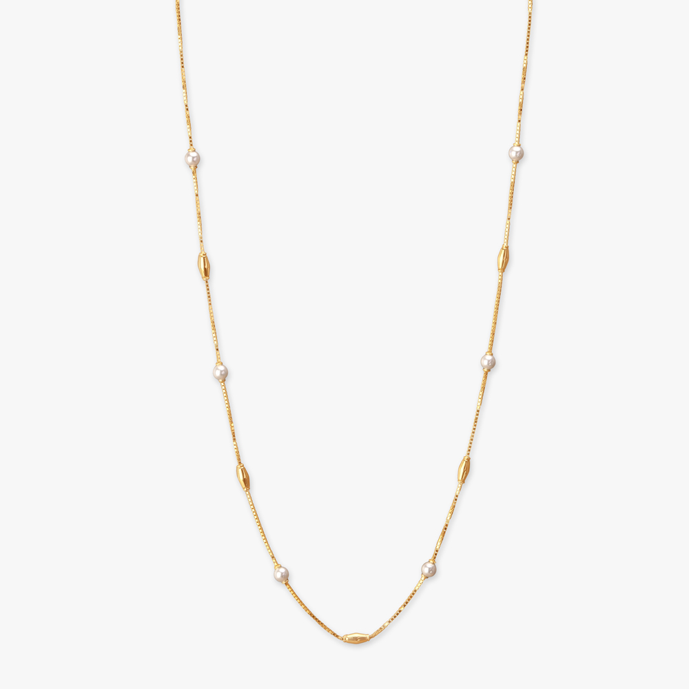 Timeless Pearl Gold Chain,,hi-res image number null
