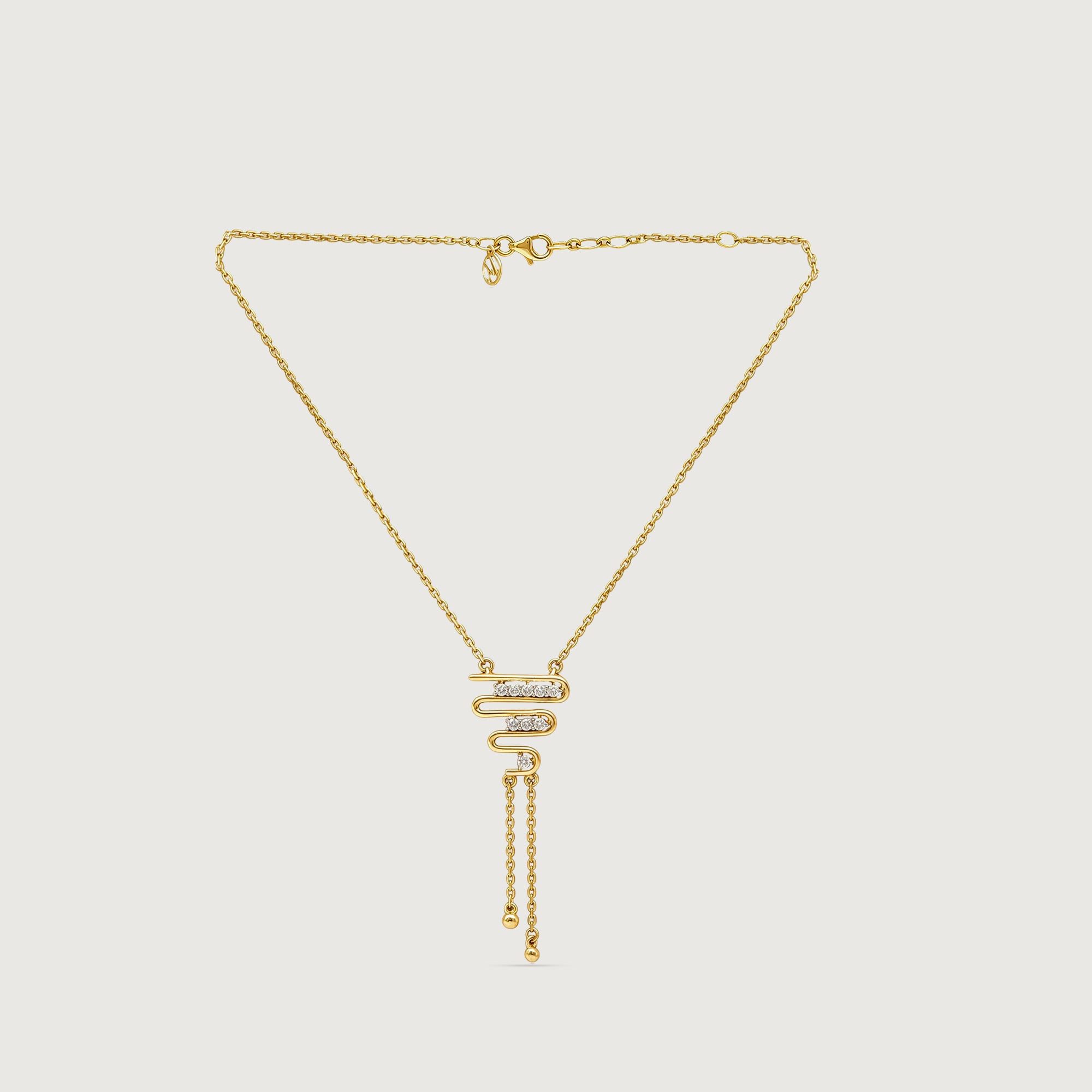 Fluid Rhythm Diamond Necklace,,hi-res image number null
