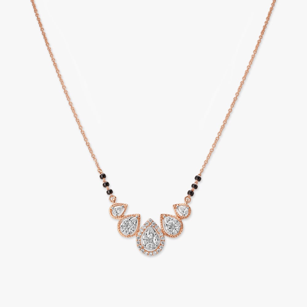 Cascading Sparkle Diamond Mangalsutra,,hi-res image number null