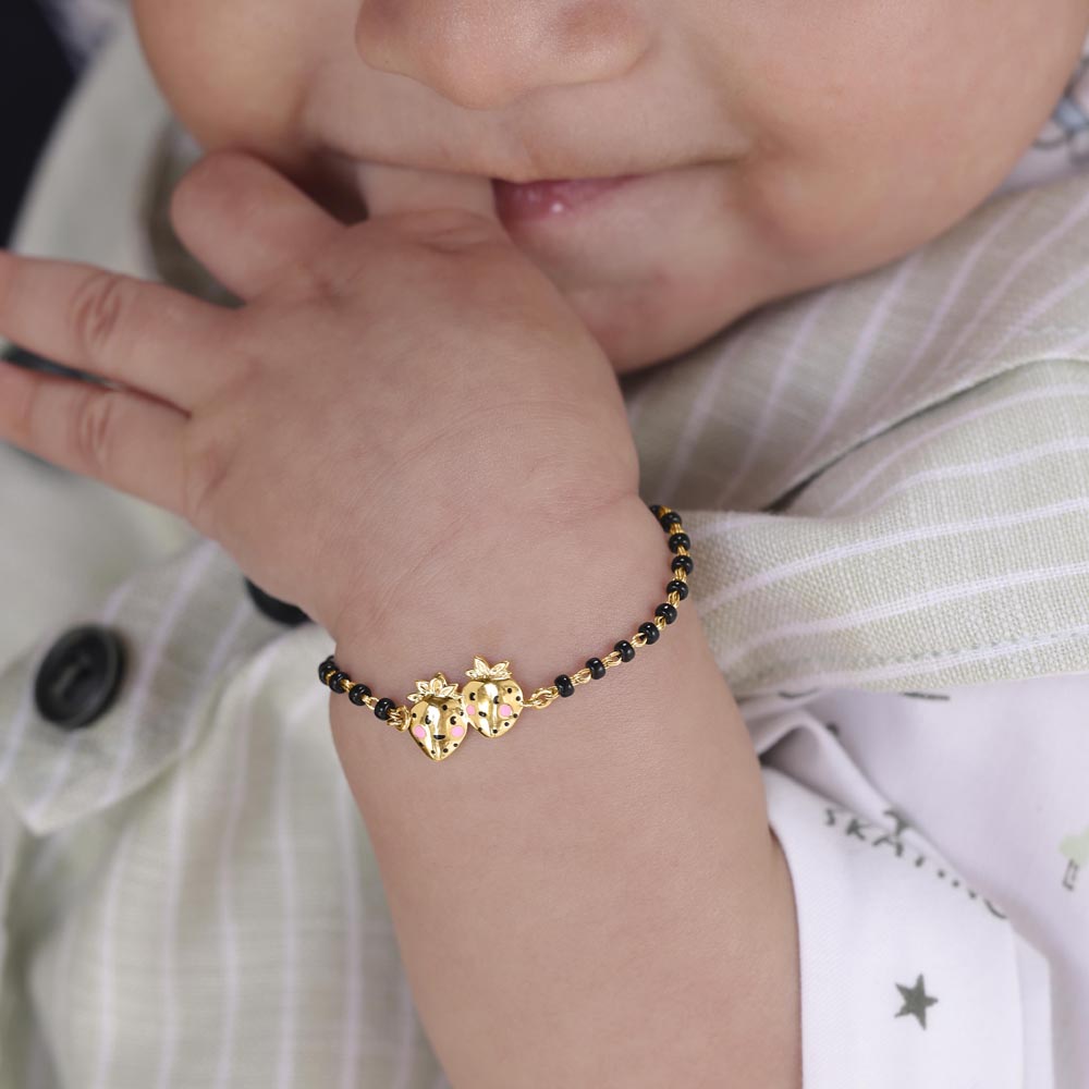 Berrylicious Strawberry Gold Bracelet,,hi-res image number null