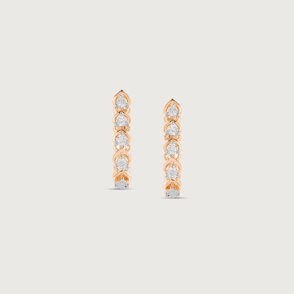 Infinite Glow Diamond Hoop Earrings,,hi-res image number null